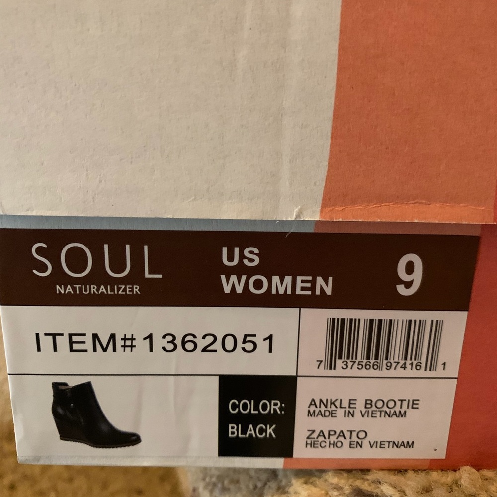 🆕 Soul Naturalizer Size 9 Haley Wedge Boot - Picture 7 of 8